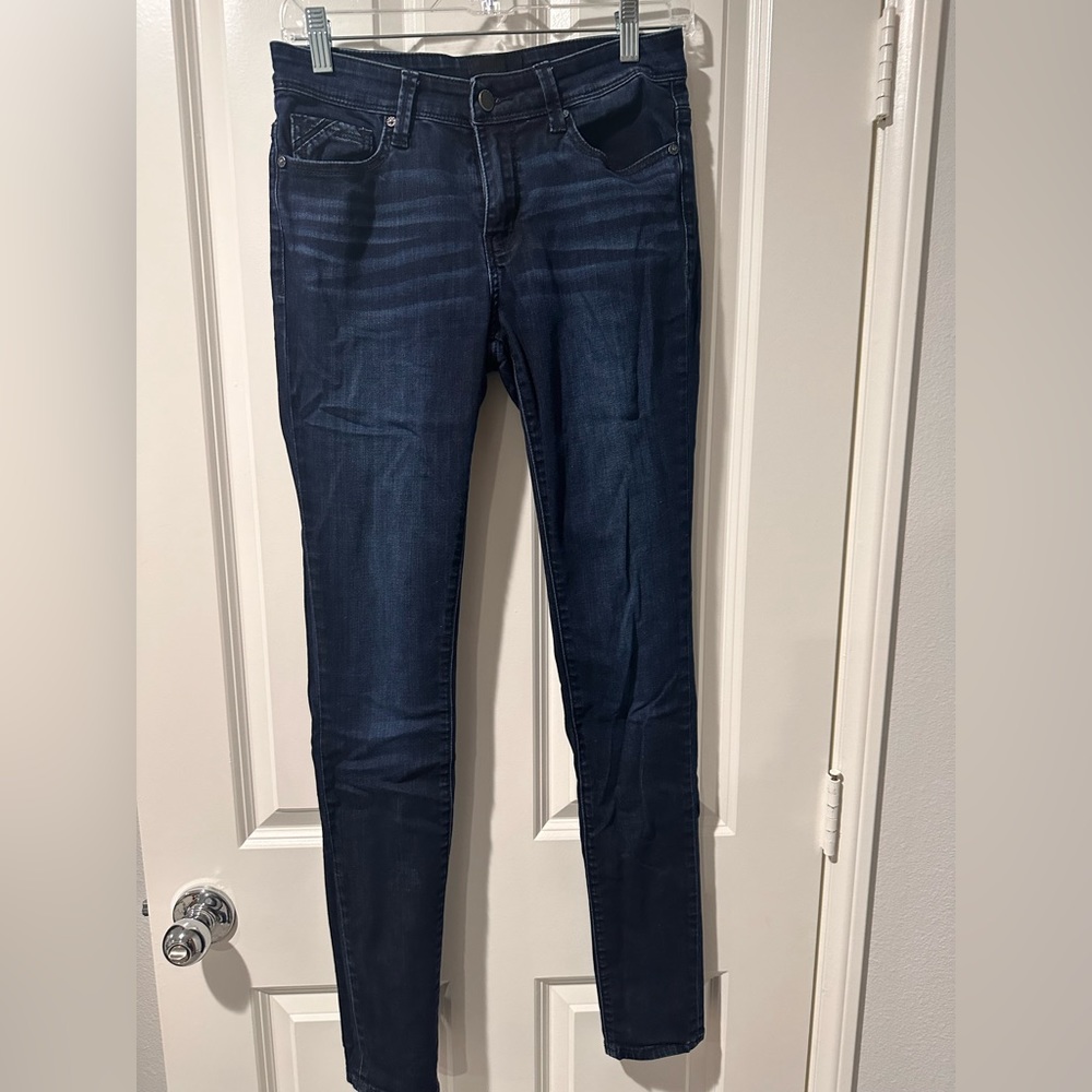 Buckle Women's Skinny Jeans - Dark Indigo Blue
